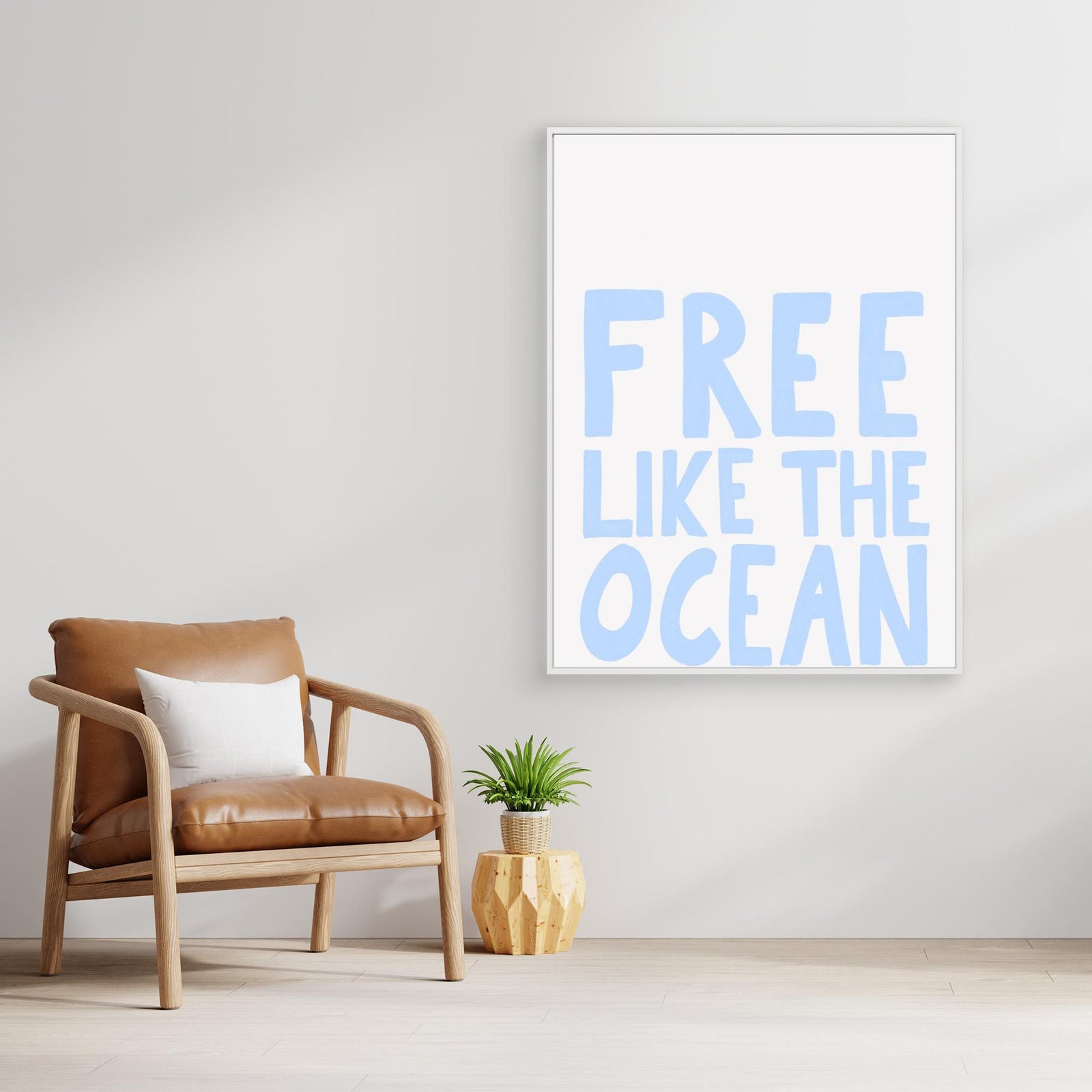 Canvas Print - Free like the Ocean by Athene Fritsch