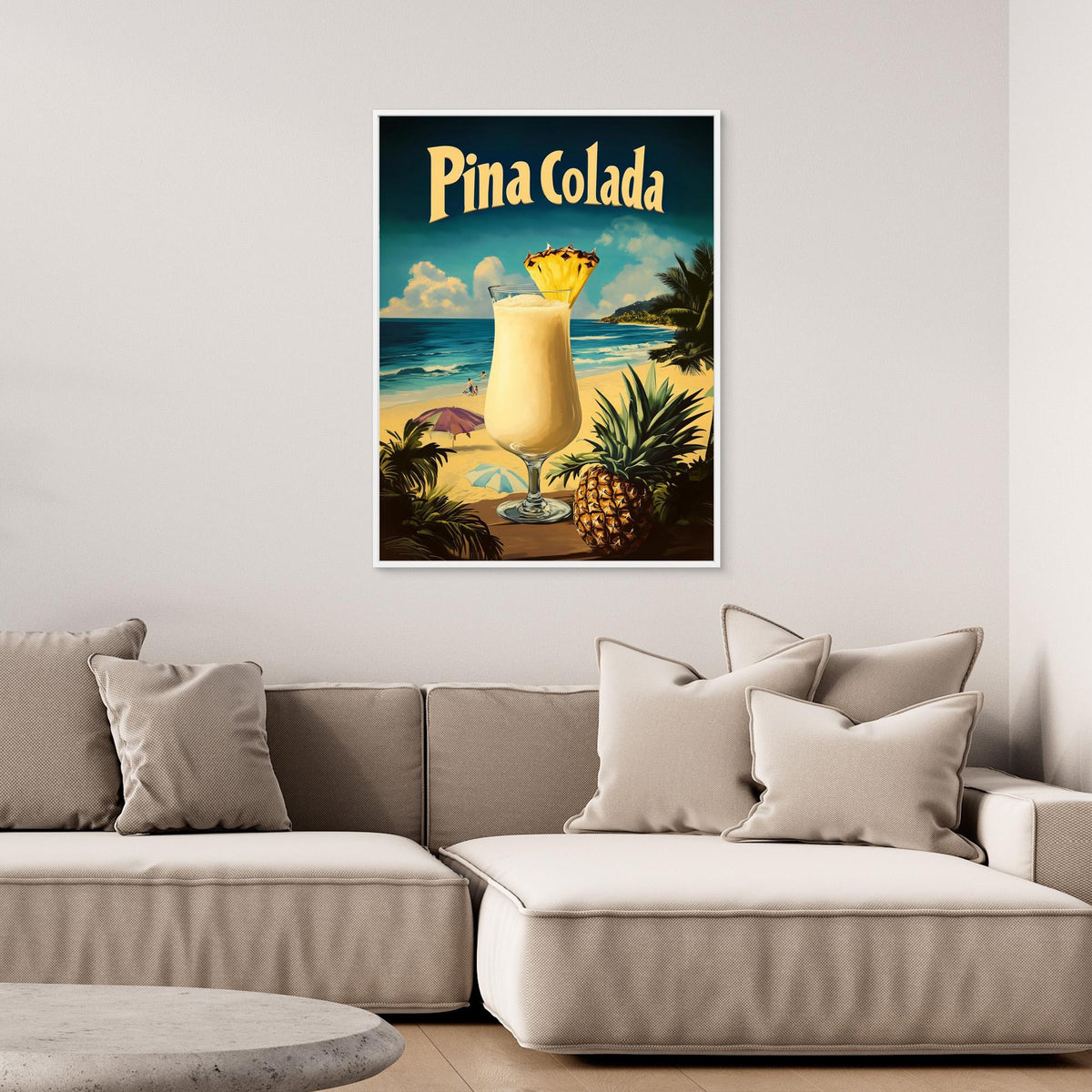 Canvas Print - Pina Colada Vintage by Andreas Magnusson