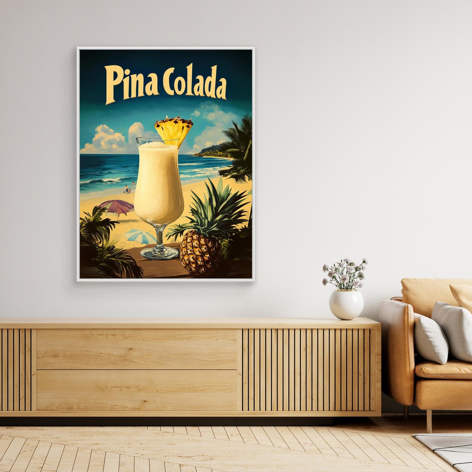 Canvas Print - Pina Colada Vintage by Andreas Magnusson