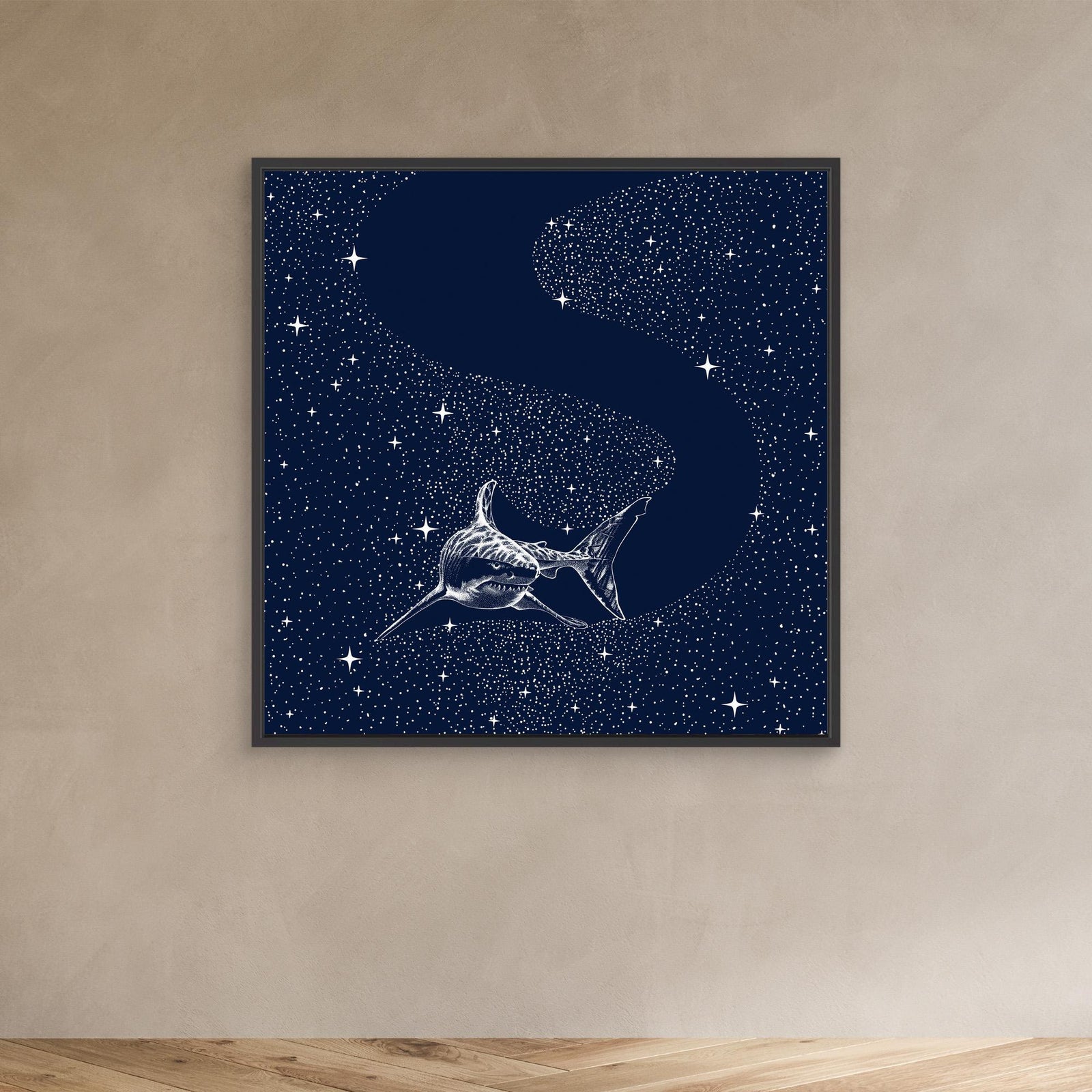 Canvas Print - Starry Shark by Alirıza çakir