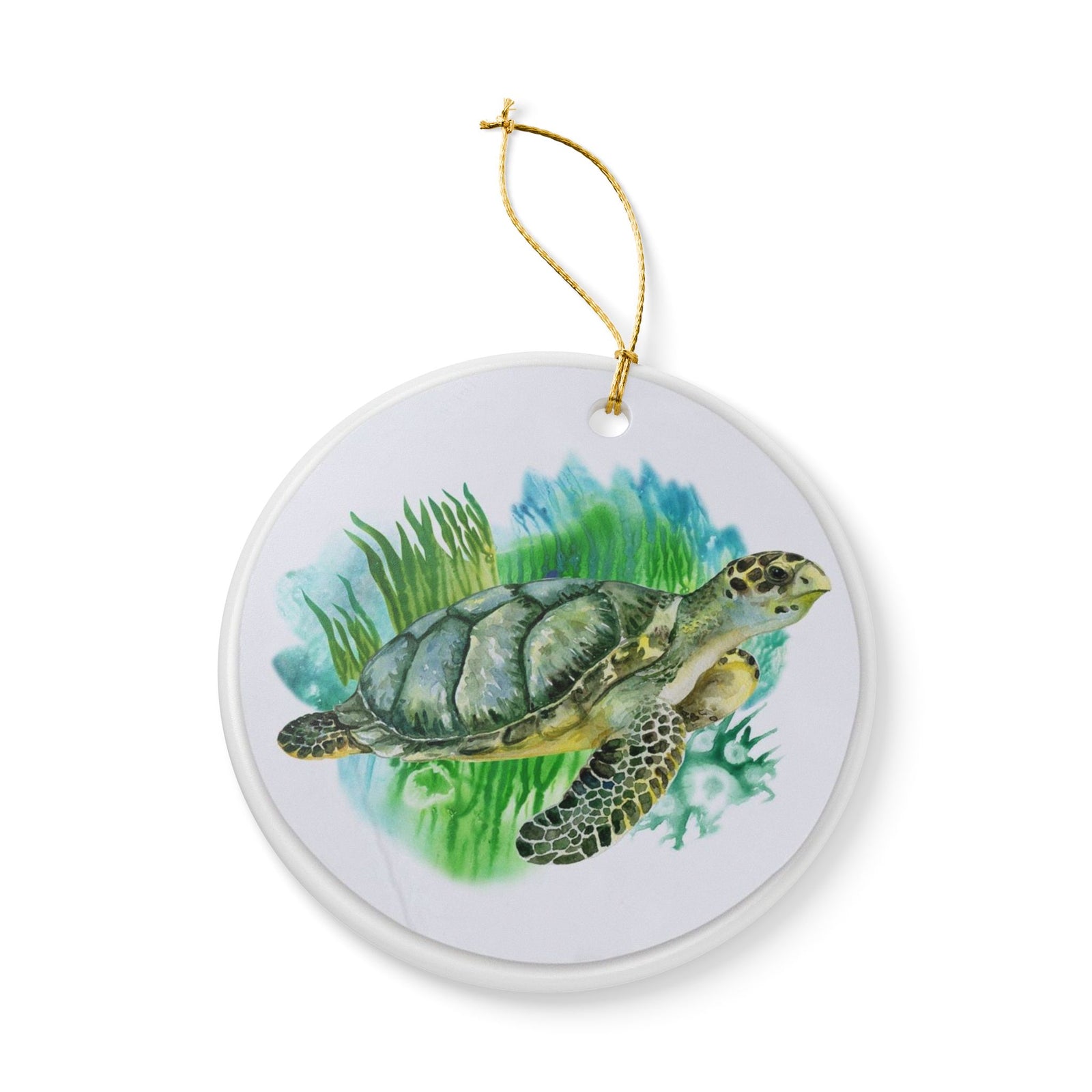Sea Wanderer Ceramic Ornament - Coastal Decoration