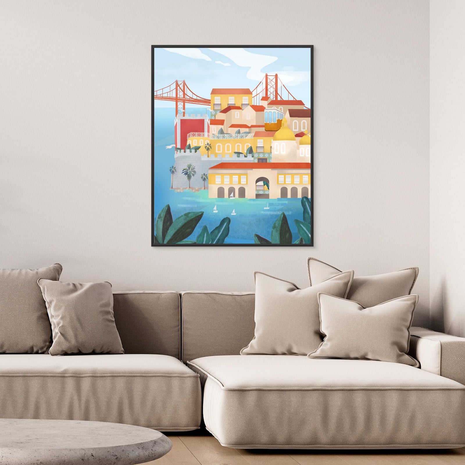 Canvas Print - Lisbon by Petra Lizde