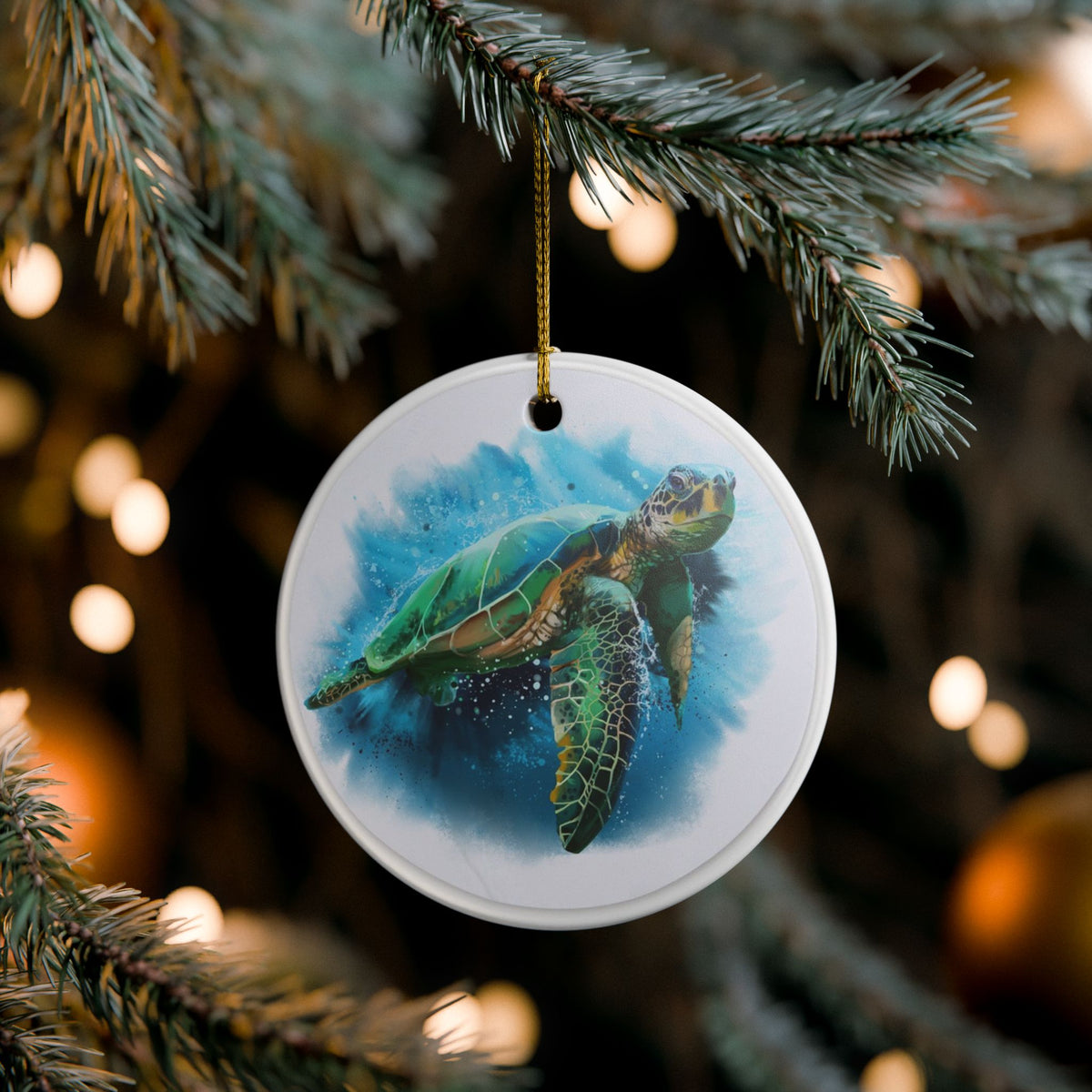 Sea Guardian Ceramic Ornament - Coastal Decoration