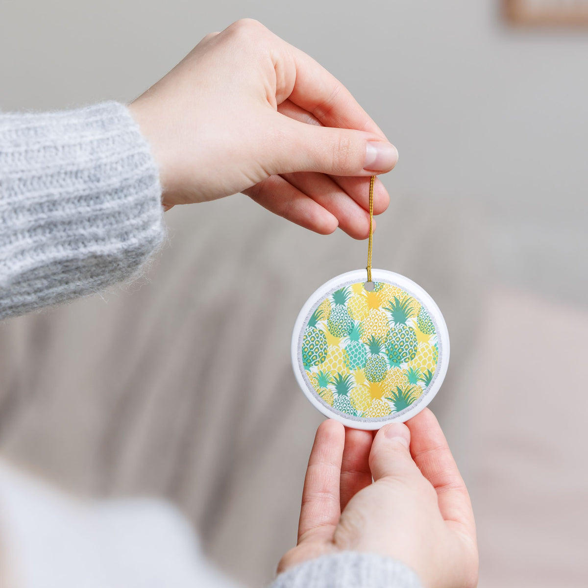 Tropical Tango Ceramic Ornament - Coastal Decoration