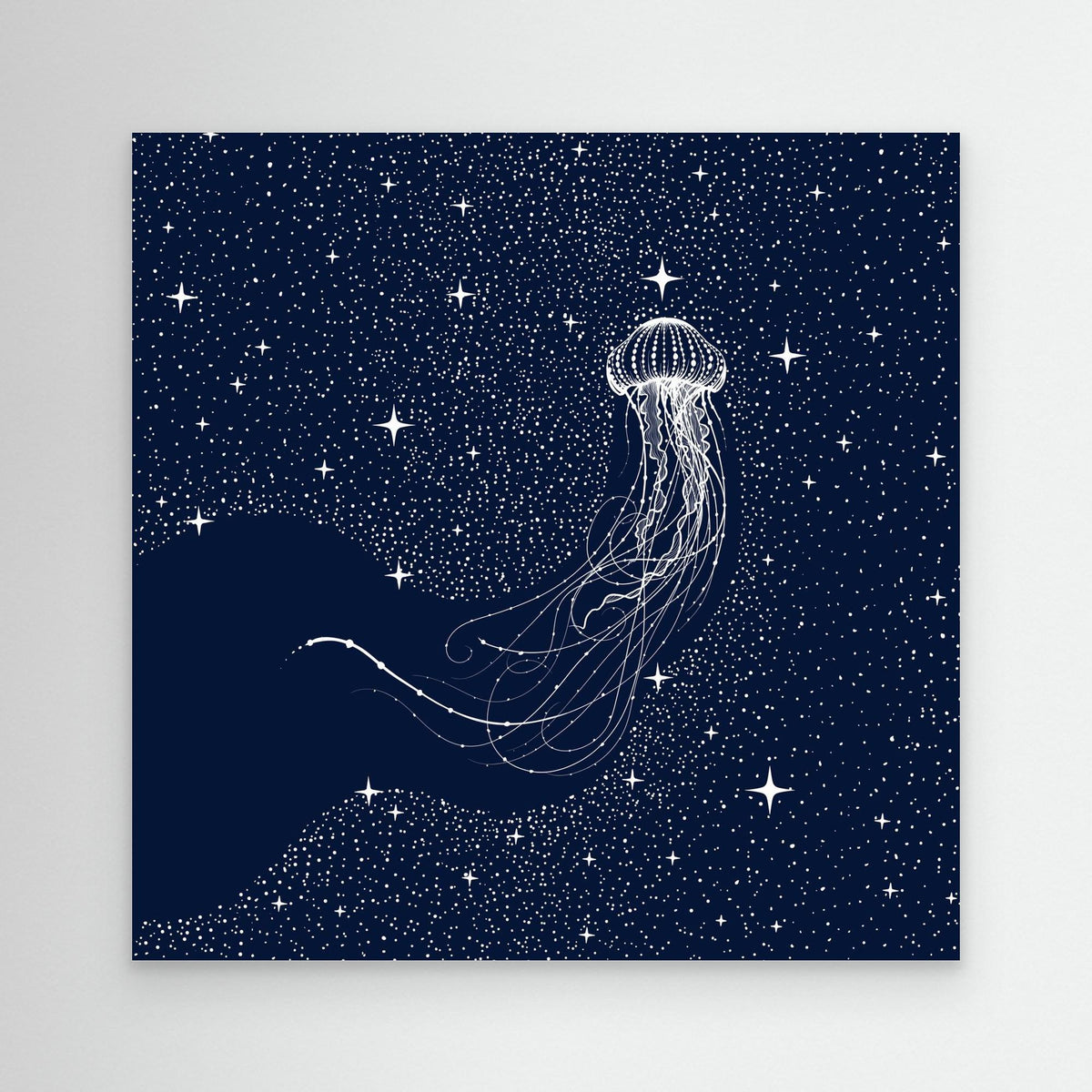 Canvas Print - Starry Jellyfish by Alirıza çakir