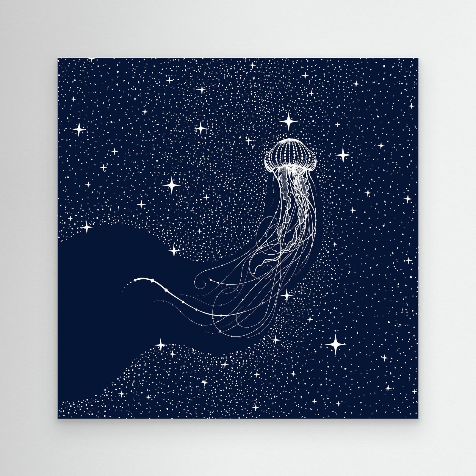 Canvas Print - Starry Jellyfish by Alirıza çakir