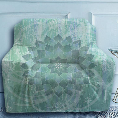 The Ocean Hues Armchair Cover