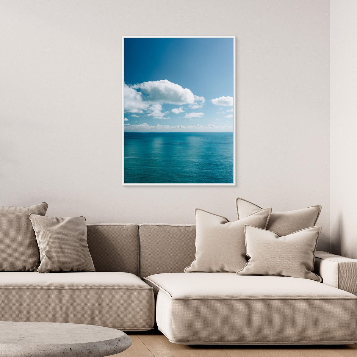 Canvas Print - Amalfi Coast Ocean View V by Bethany Young