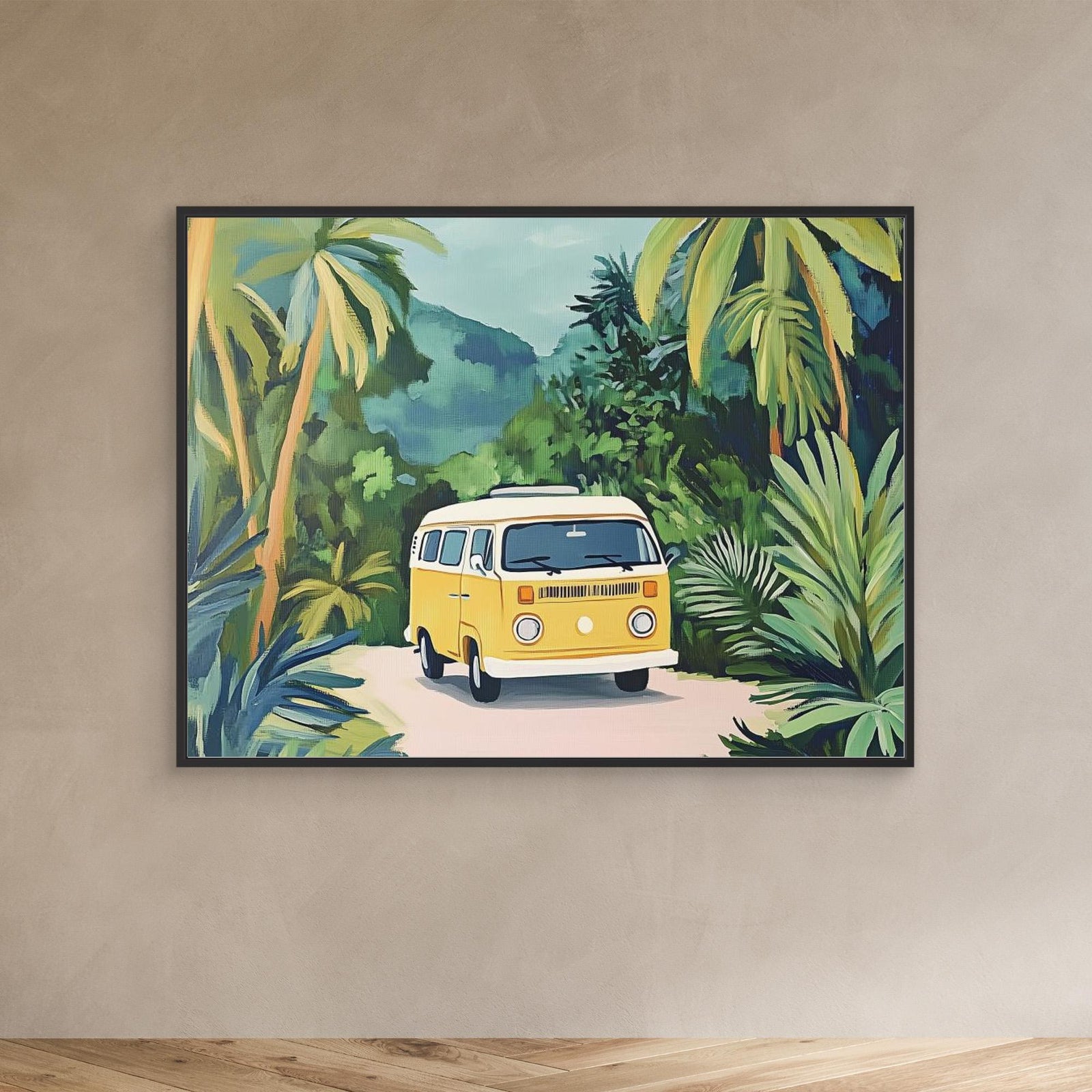 Canvas Print - Vintage Camper Van by Melloi Art Prints