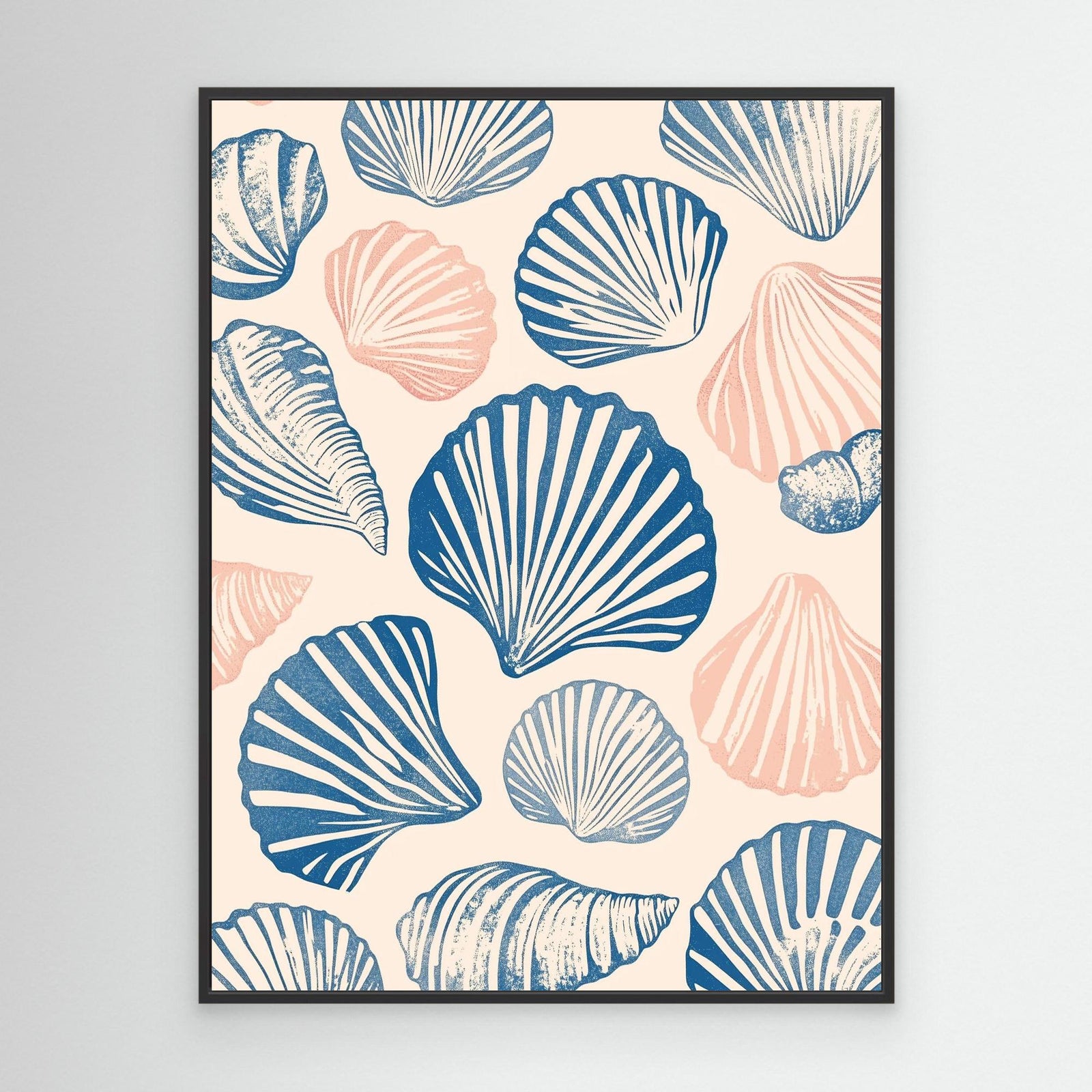 Canvas Print - Seashell Pattern by Melloi Art Prints