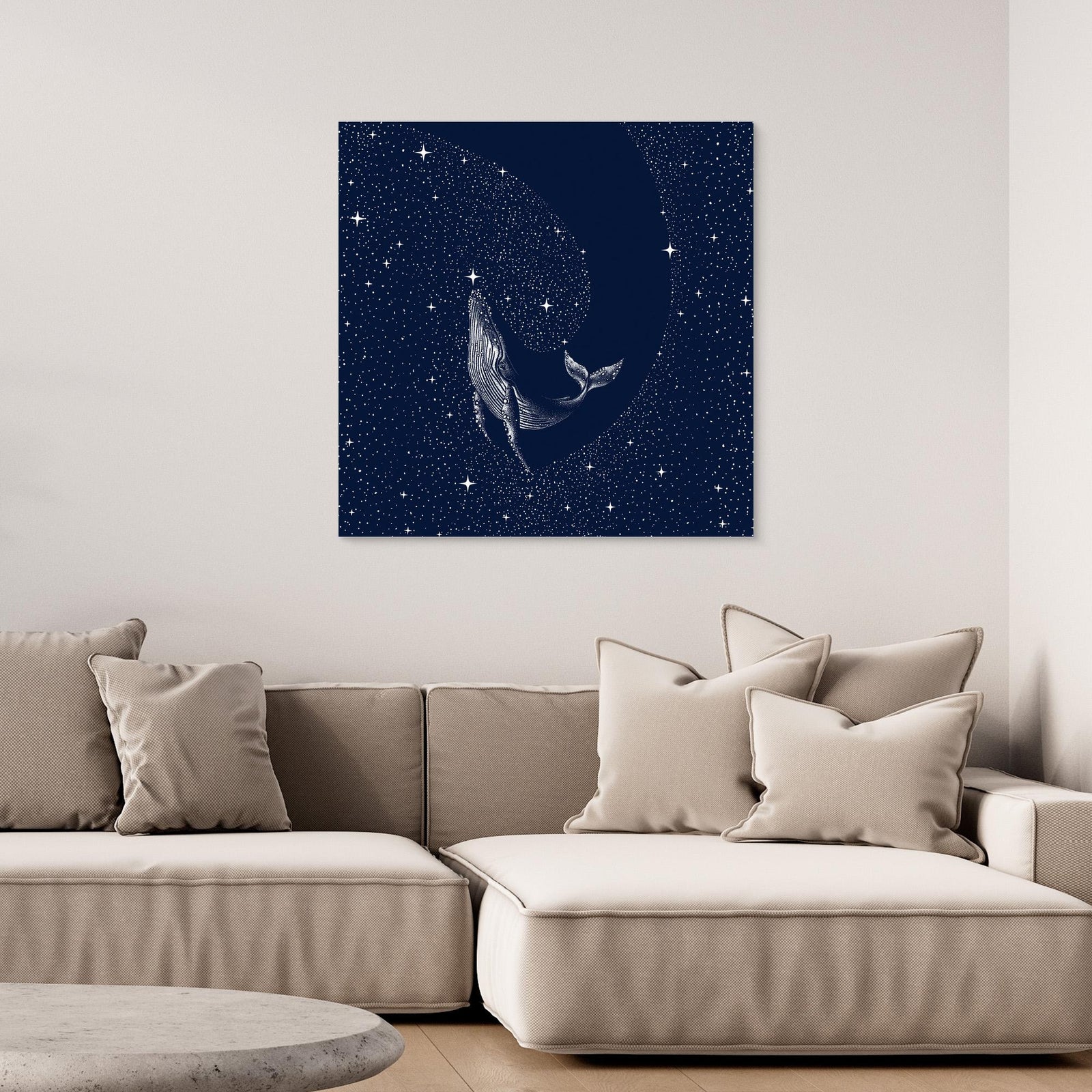 Canvas Print - Starry Whale by Alirıza çakir