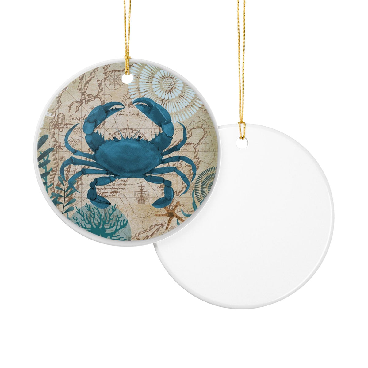 Coastal Navigator Ceramic Ornament - Coastal Decoration