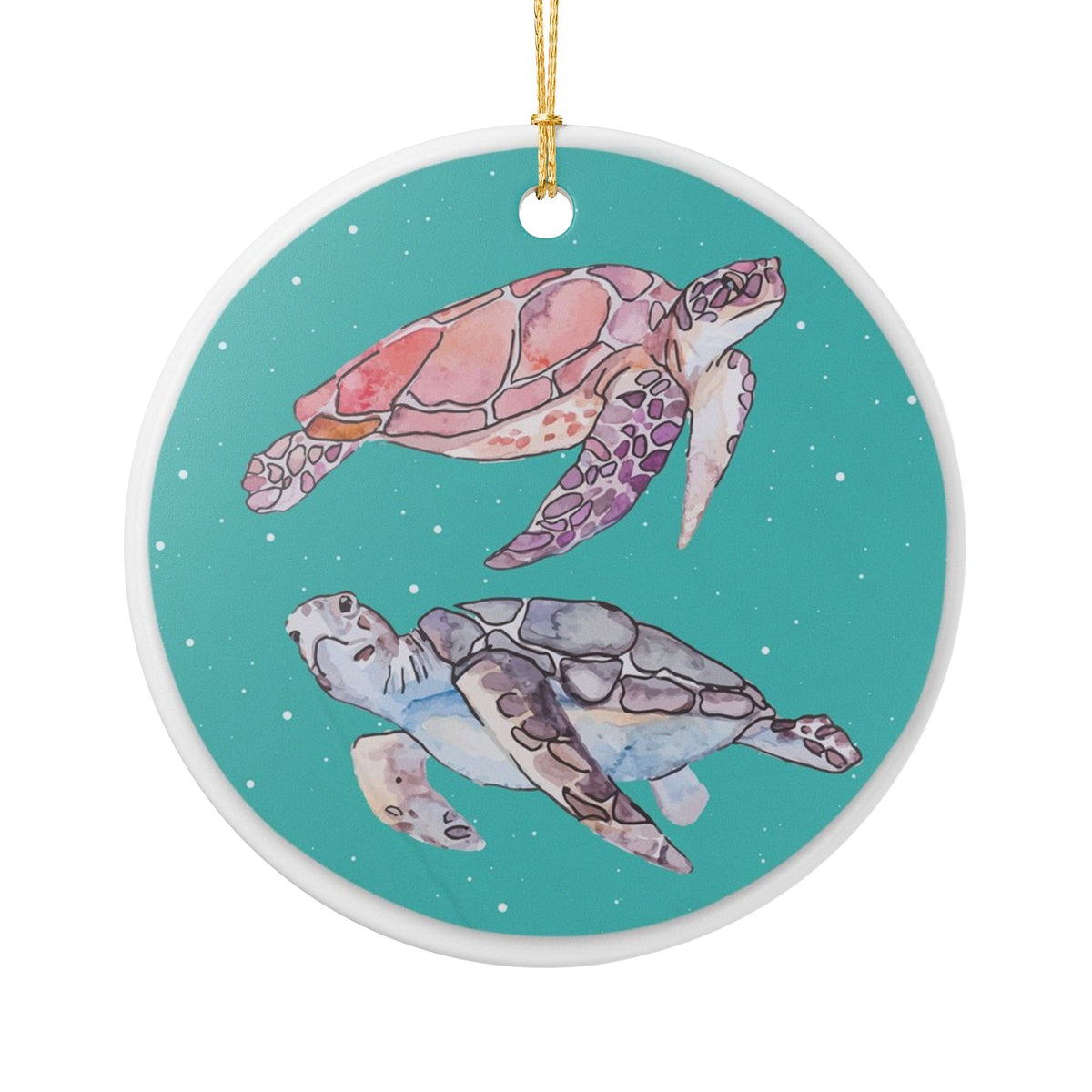 Sea Wanderers Ceramic Ornament - Coastal Decoration