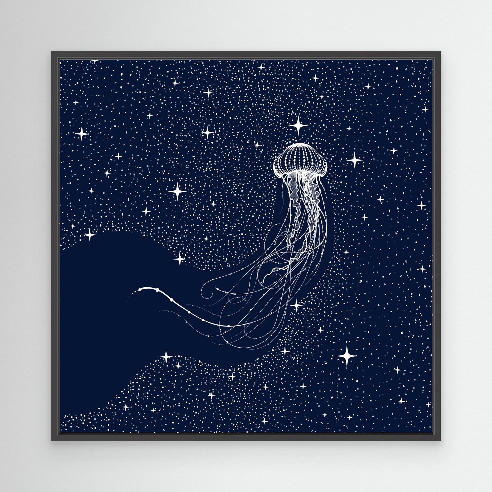 Canvas Print - Starry Jellyfish by Alirıza çakir