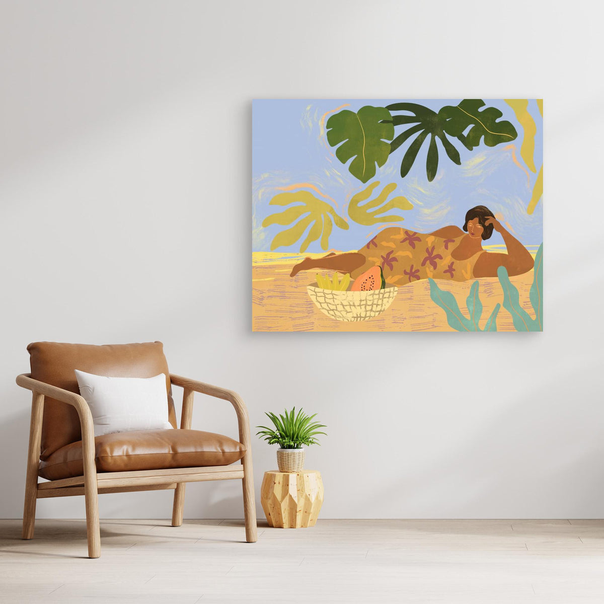 Canvas Print - Lazyday by Arty Guava