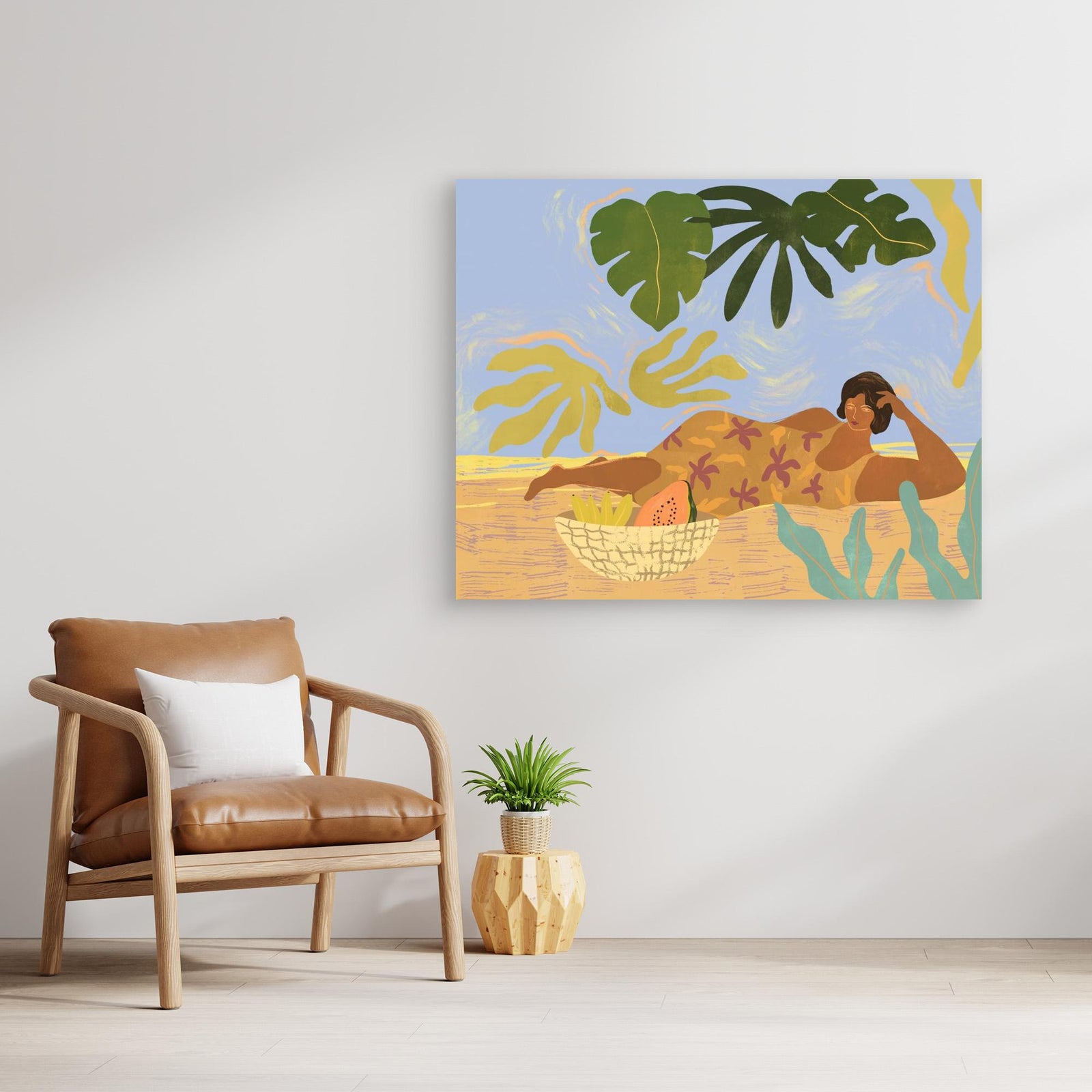 Canvas Print - Lazyday by Arty Guava