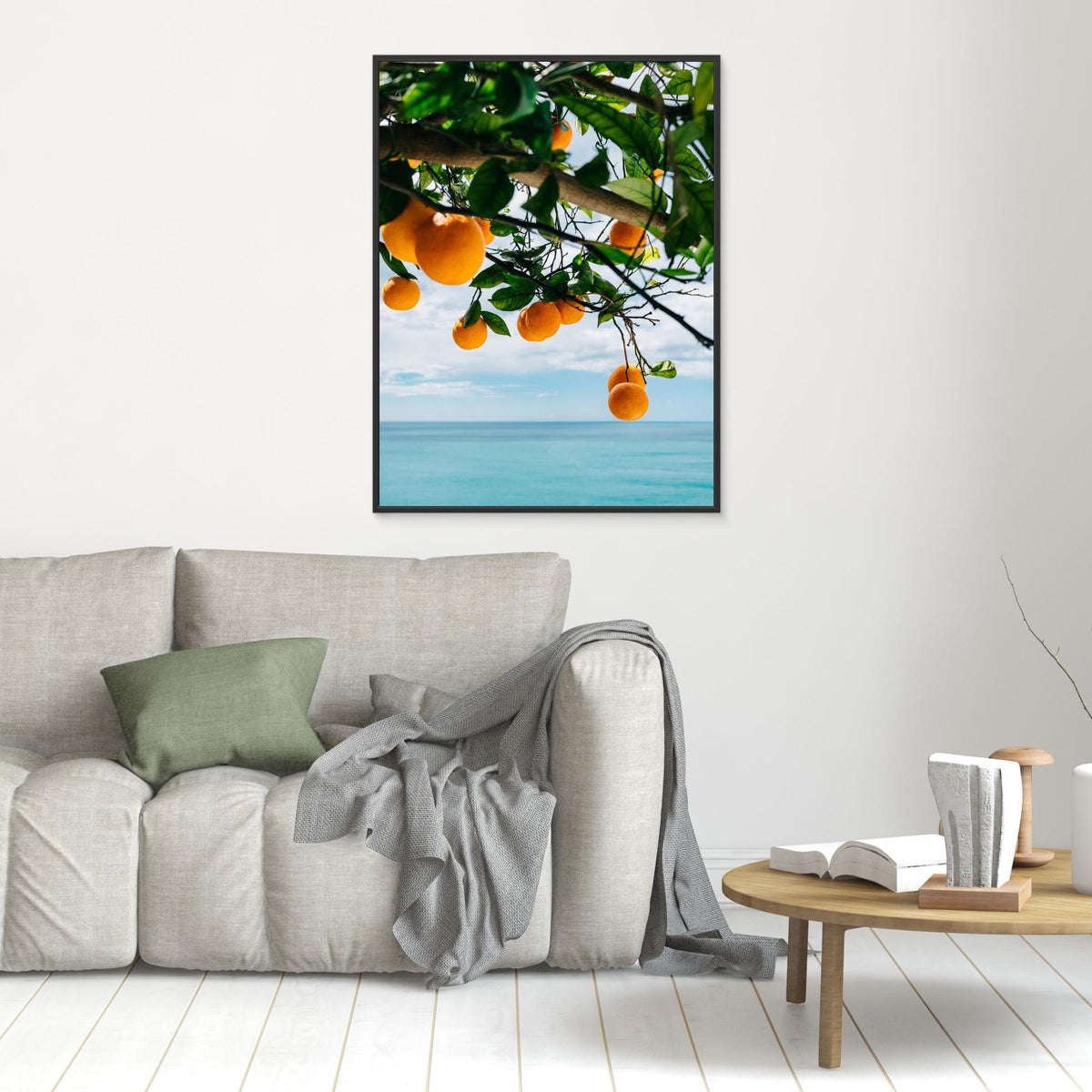 Canvas Print - Amalfi Coast Oranges IV by Bethany Young