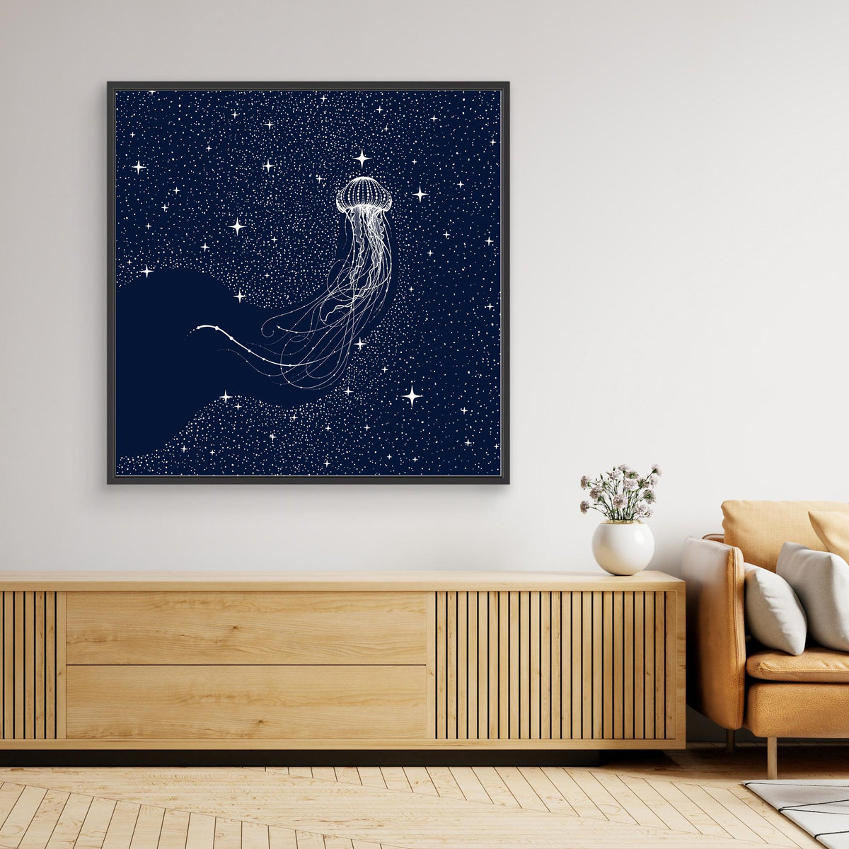 Canvas Print - Starry Jellyfish by Alirıza çakir