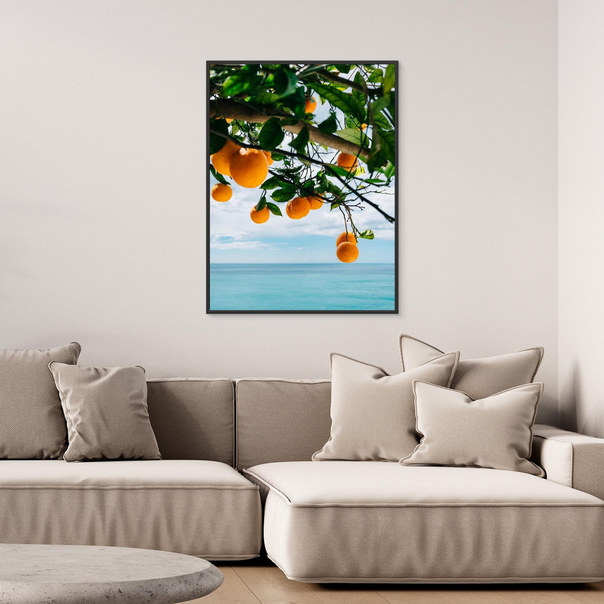 Canvas Print - Amalfi Coast Oranges IV by Bethany Young
