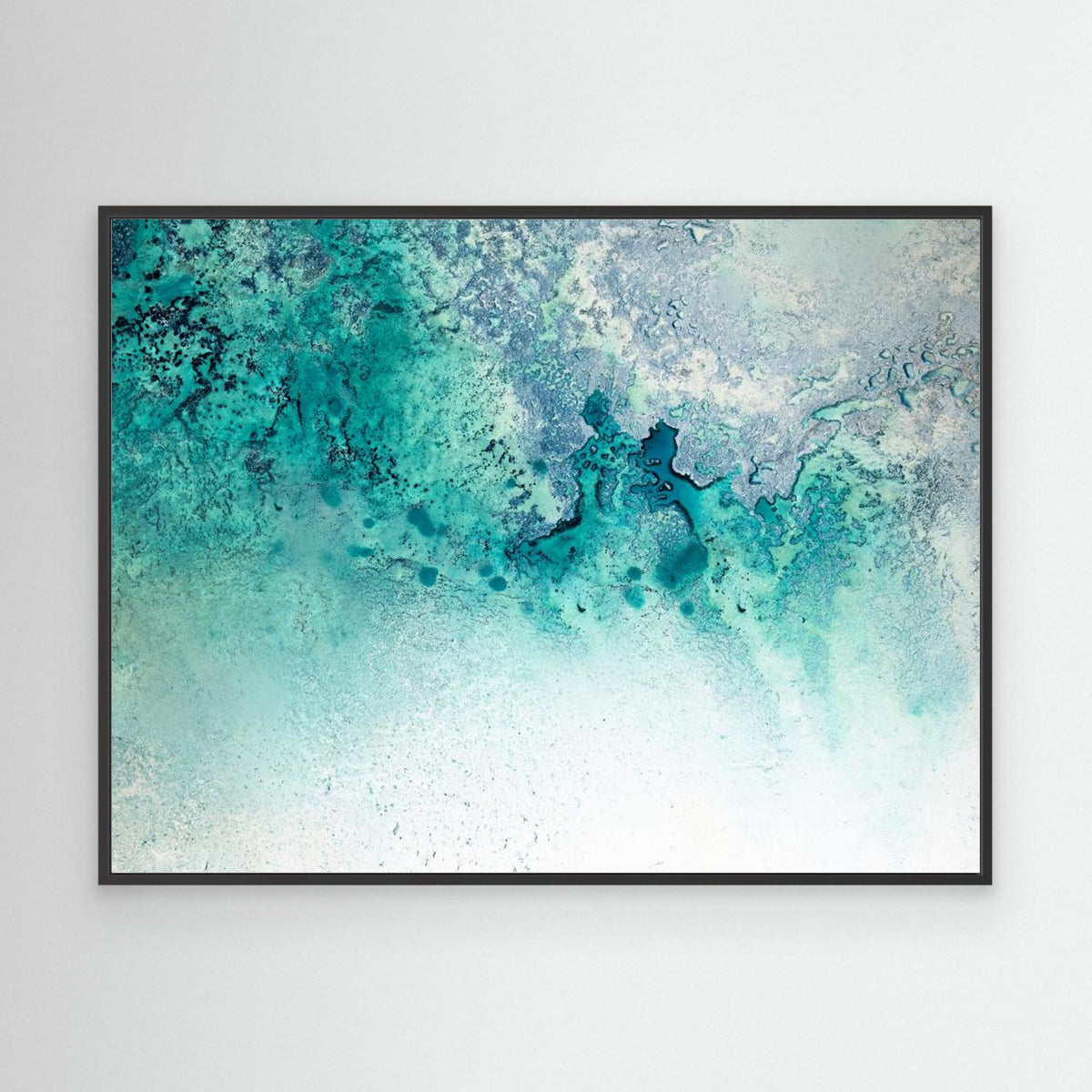 Canvas Print - Turquoise Whispering by Petra Meikle De Vlas
