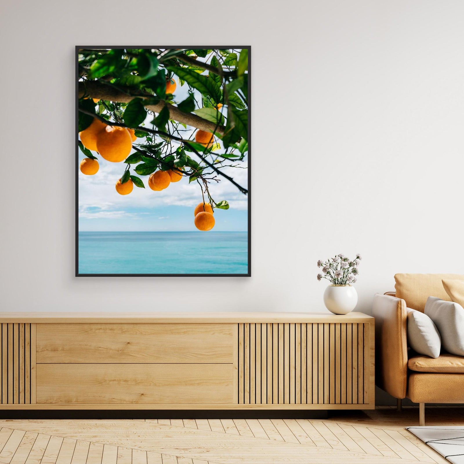 Canvas Print - Amalfi Coast Oranges IV by Bethany Young
