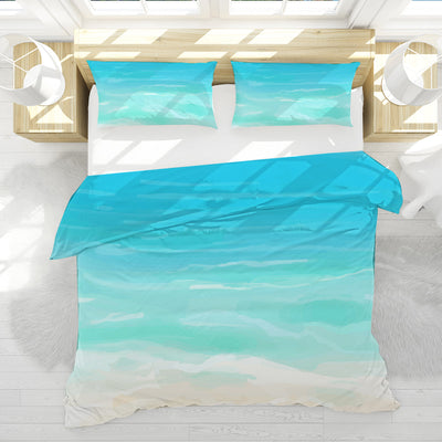 Beach Colors Reversible Bed Cover Set