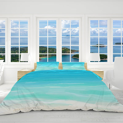 Beach Colors Reversible Bed Cover Set