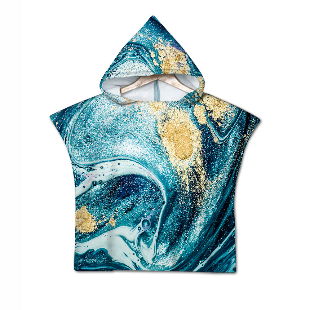 Bondi Beach Quick-Dry Hooded Poncho Towel