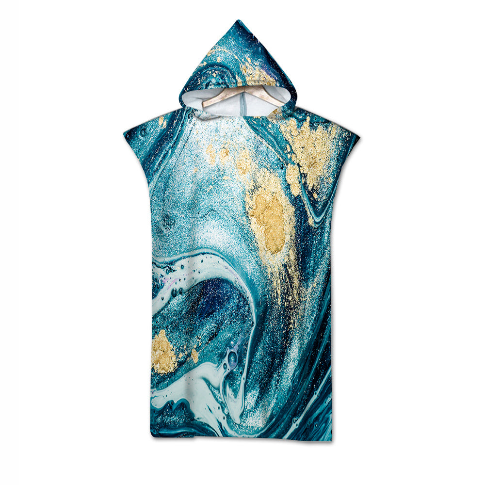 Bondi Beach Quick-Dry Hooded Poncho Towel