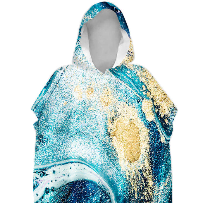 Bondi Beach Sand-Free Surf Poncho, Warm, Windproof, Changing Towel Hoodie