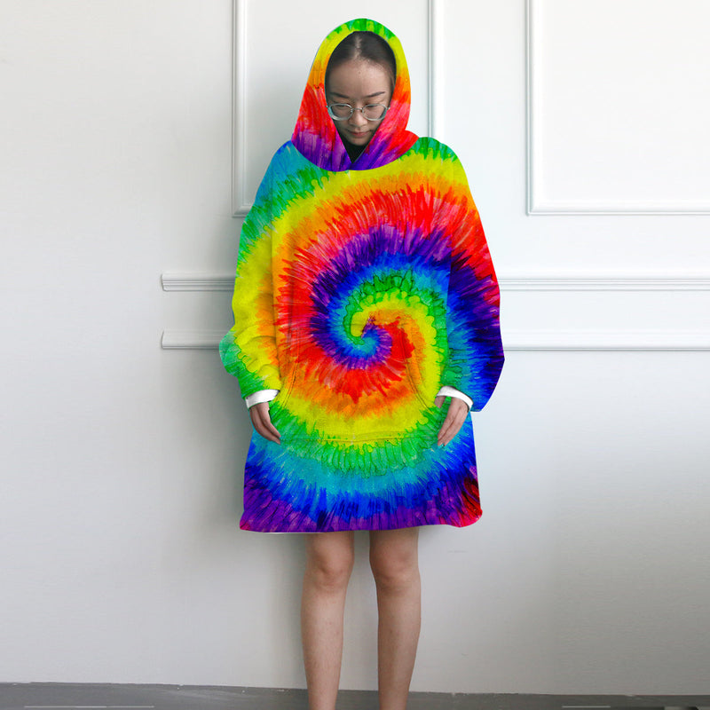 Color Creation Wearable Blanket Hoodie