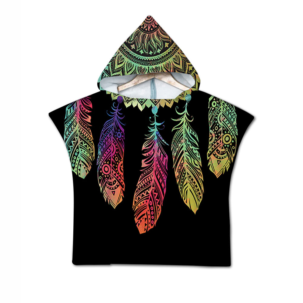 Dreamland Quick-Dry Hooded Poncho Towel