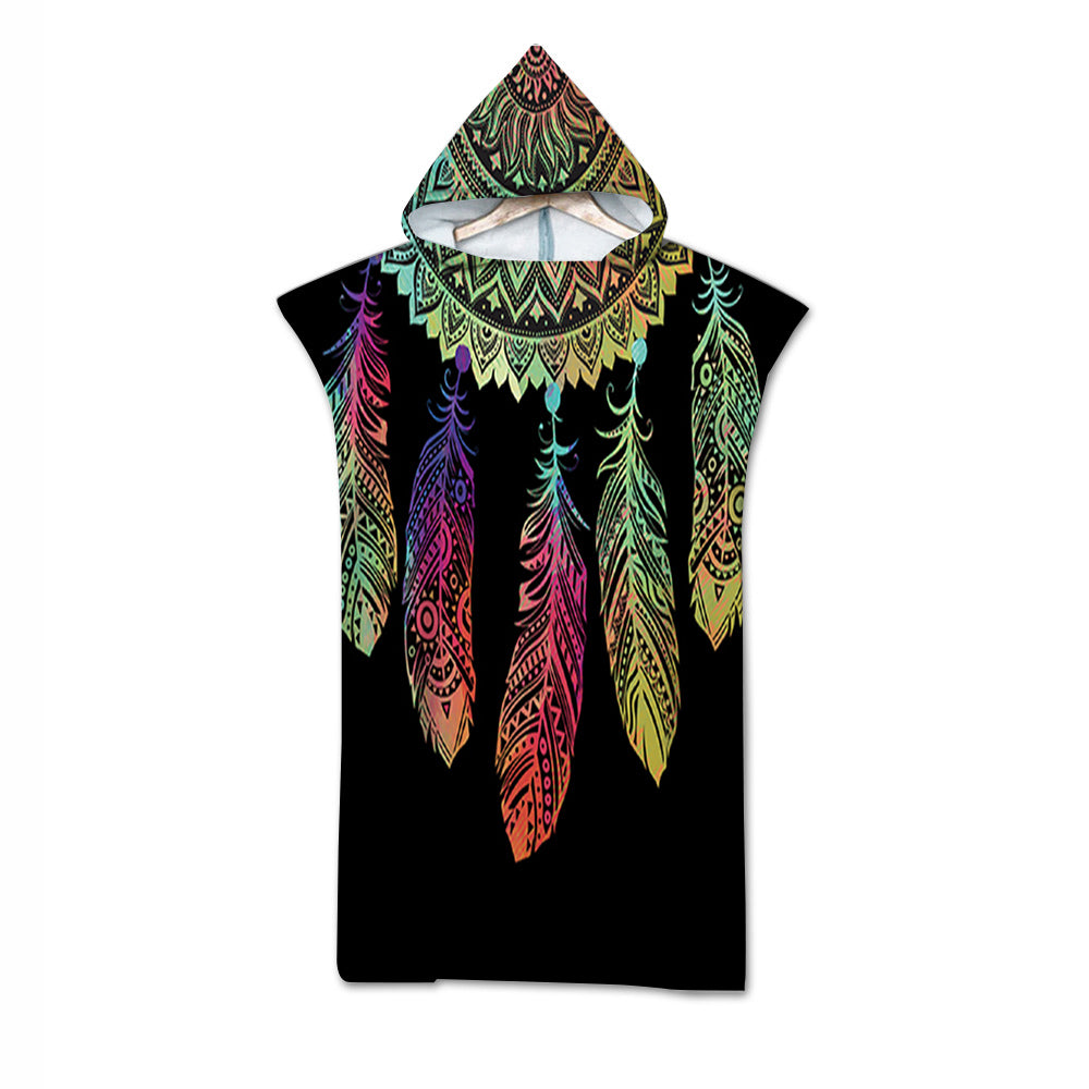 Dreamland Quick-Dry Hooded Poncho Towel