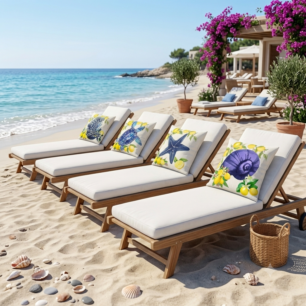 La Dolce VIta Set of 4 Pillow Covers
