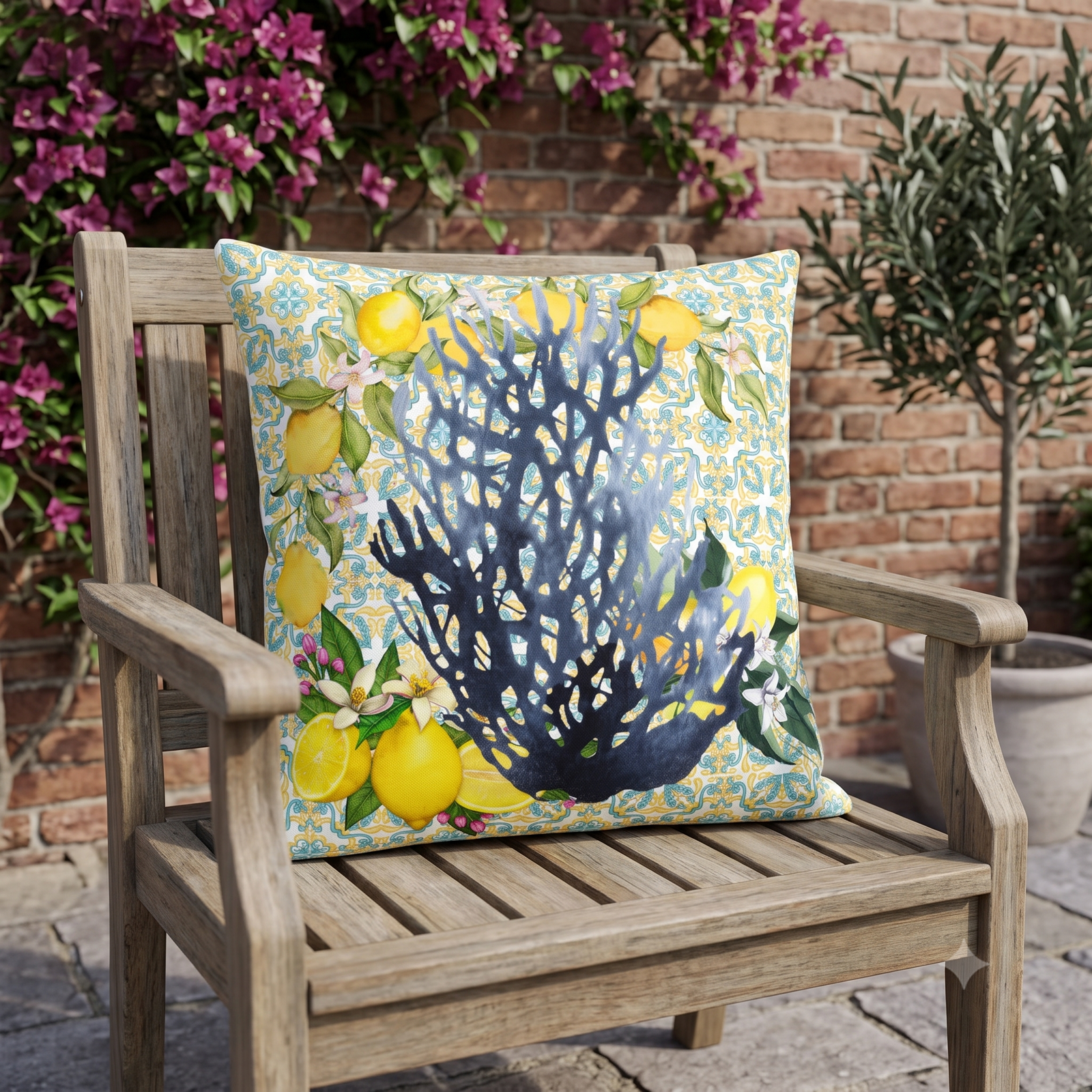 La Dolce Vita Coral Pillow Cover