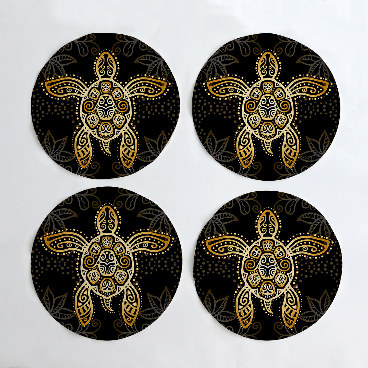 Golden Sea Turtle Placemat
