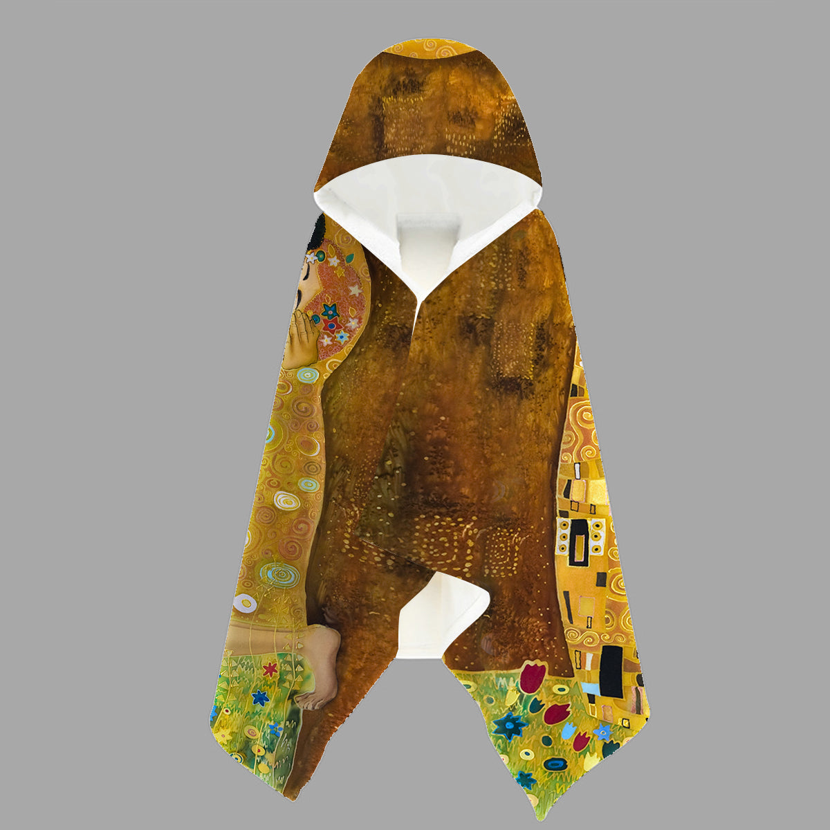 Gustav Klimt The Kiss Hooded Towel
