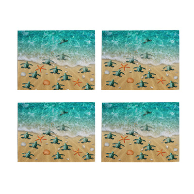 Happy Little Sea Turtles Table Placemat