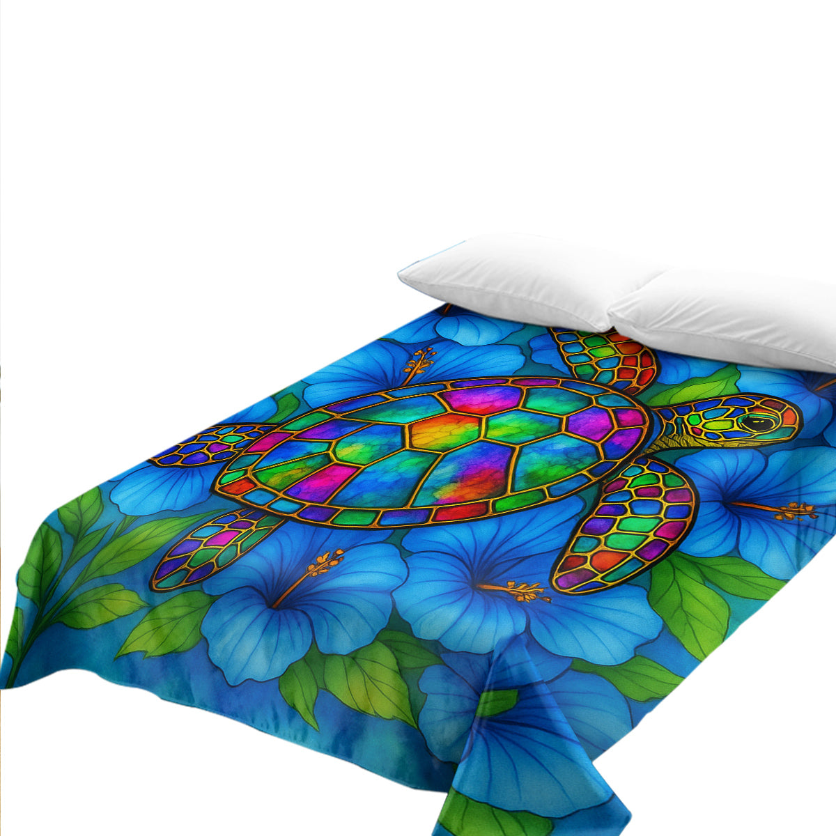 Hibiscus Sea Turtle Island Sheet Set