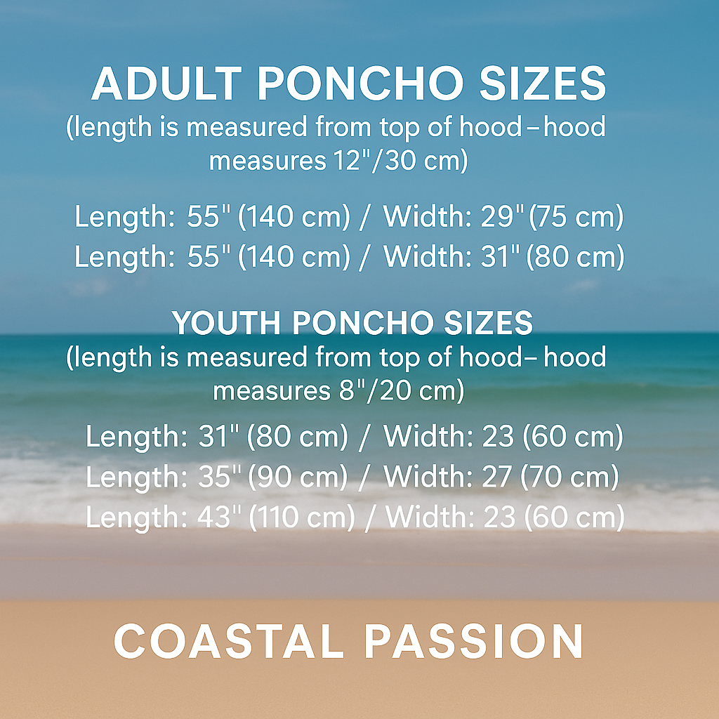 Hibiscus Sea Turtle Quick-Dry Hooded Poncho Towel