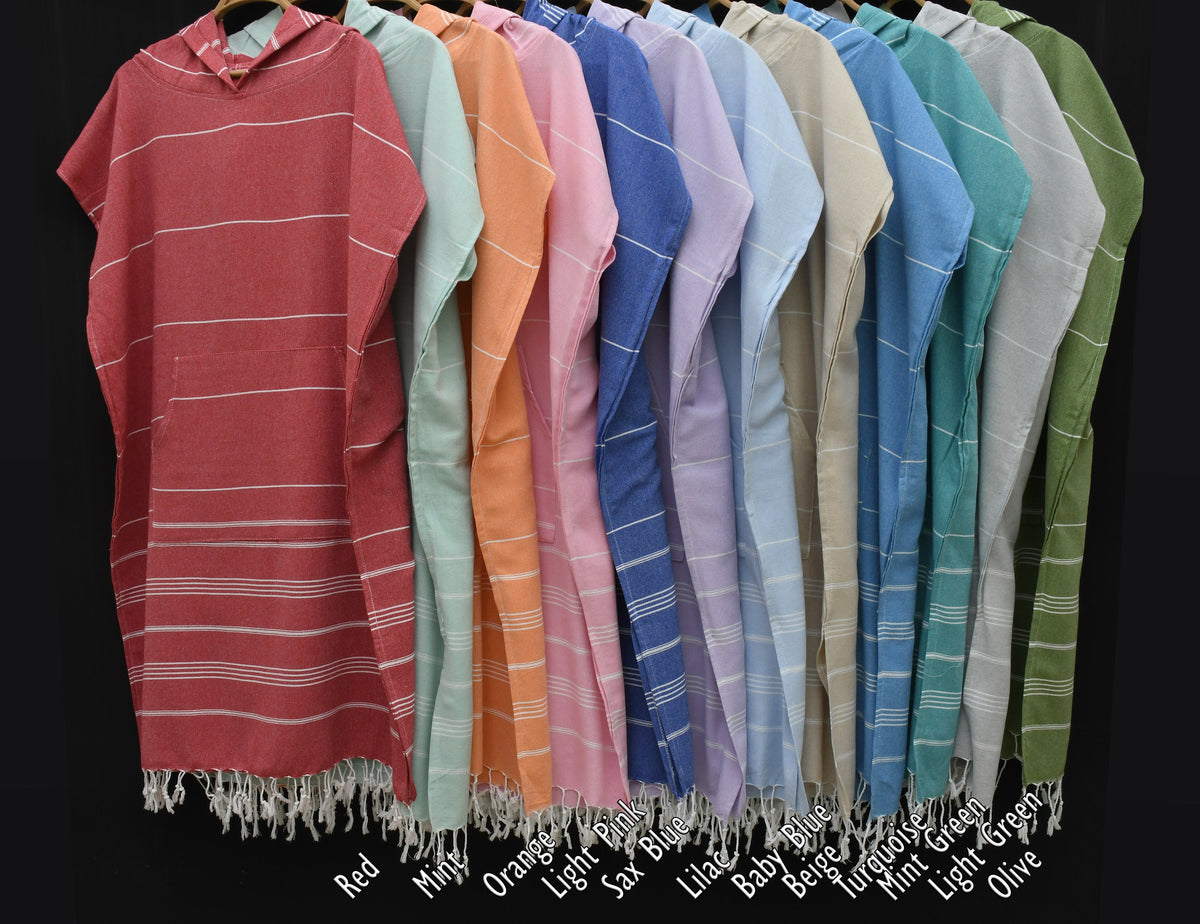 Luxury Turkish Cotton Beach Poncho