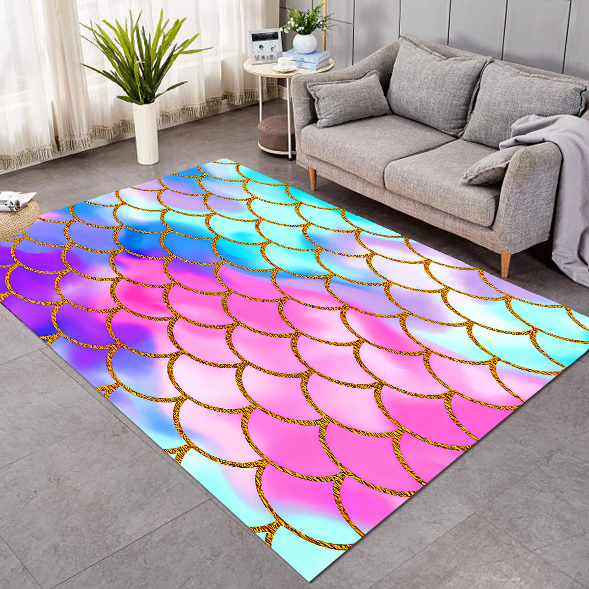 Mermaid Passion Area Rug
