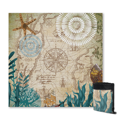 Nautical Chart Extra Large Beach Towel