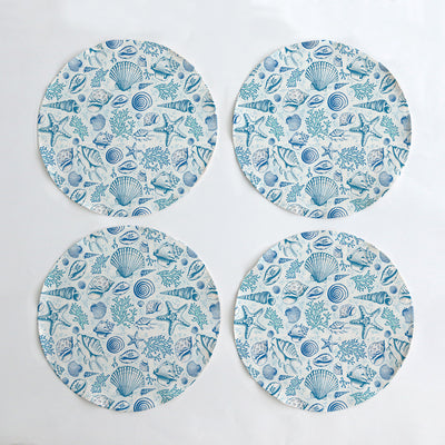 Blue Seashells Table Placemat