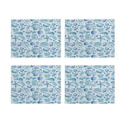 Blue Seashells Table Placemat