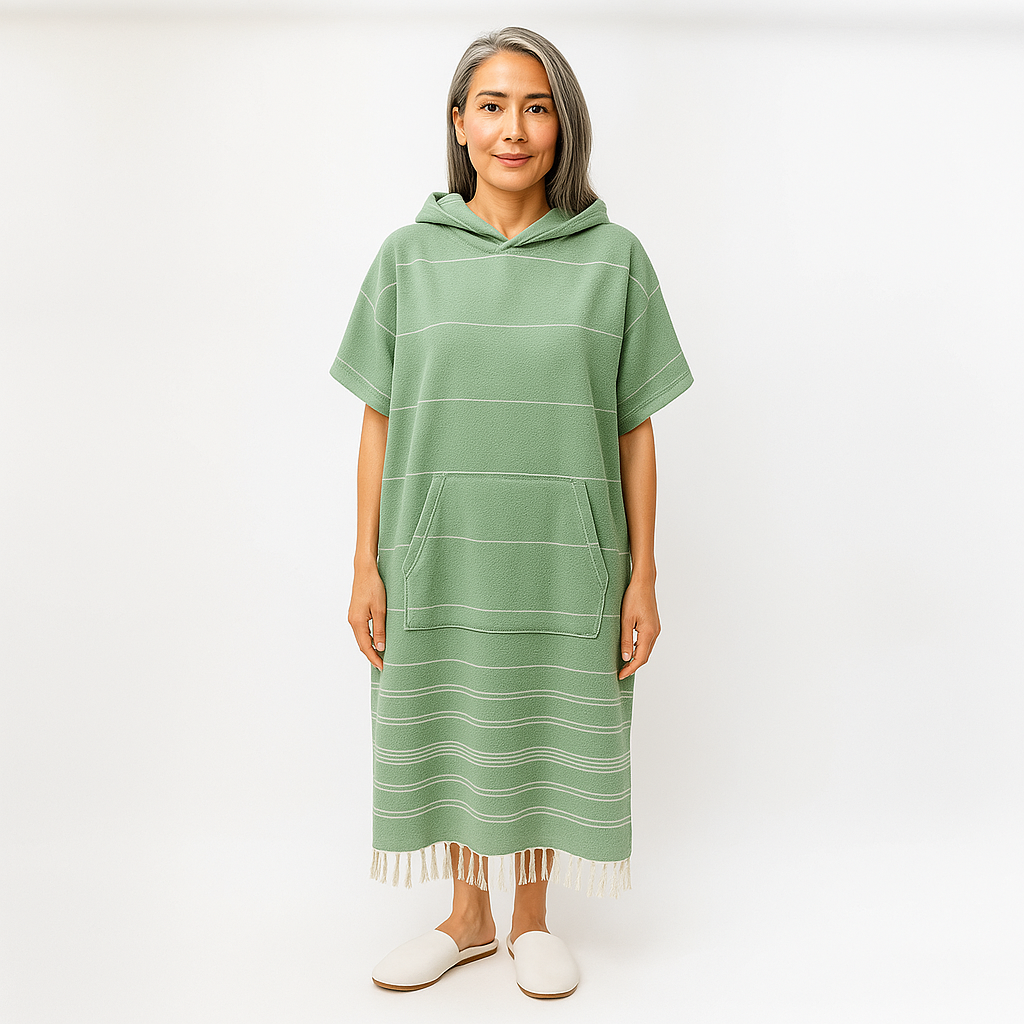 Quick-Dry Poncho Hoodie