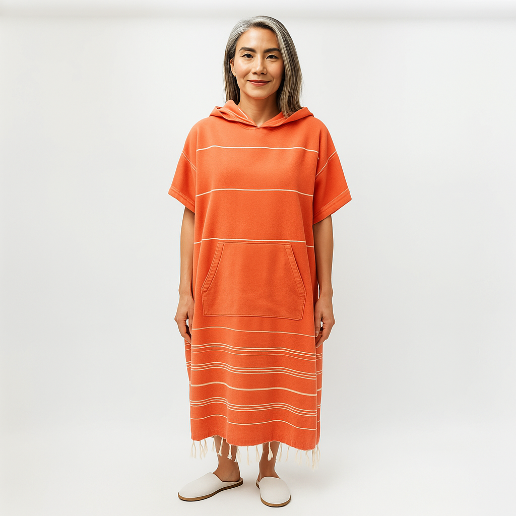 Quick-Dry Poncho Hoodie