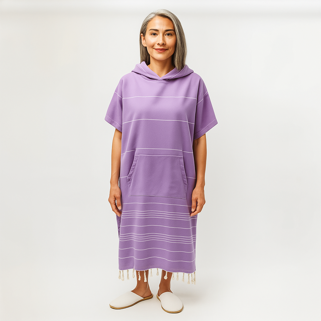 Quick-Dry Poncho Hoodie