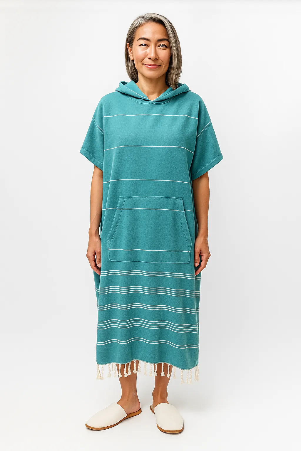Quick-Dry Poncho Hoodie