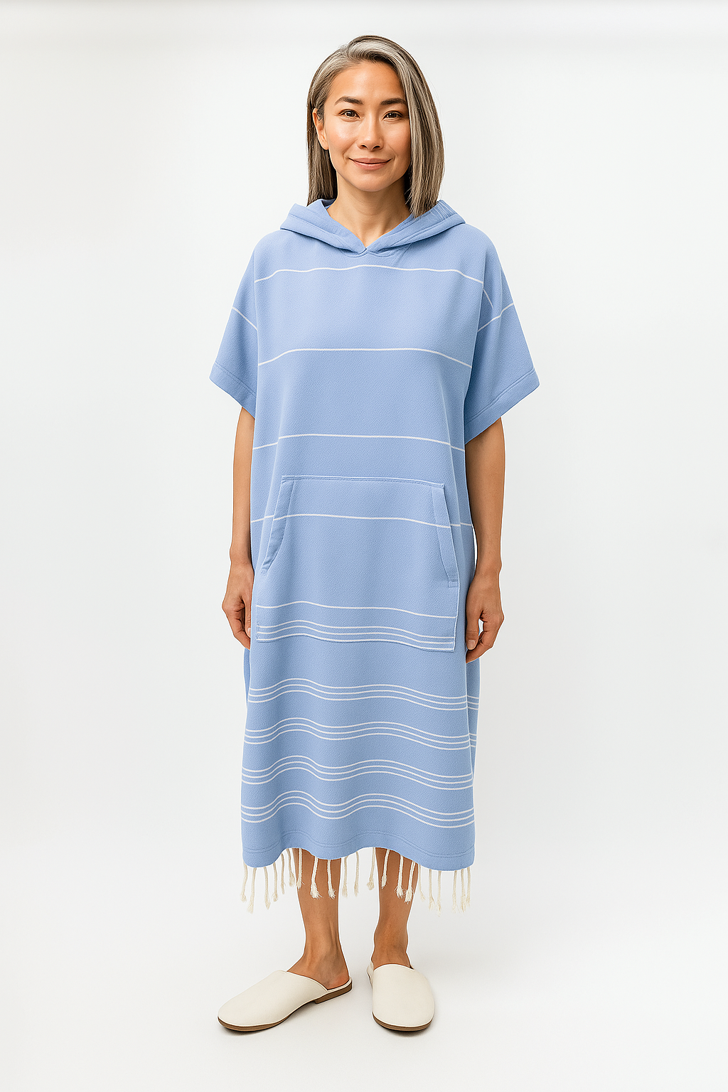 Quick-Dry Poncho Hoodie